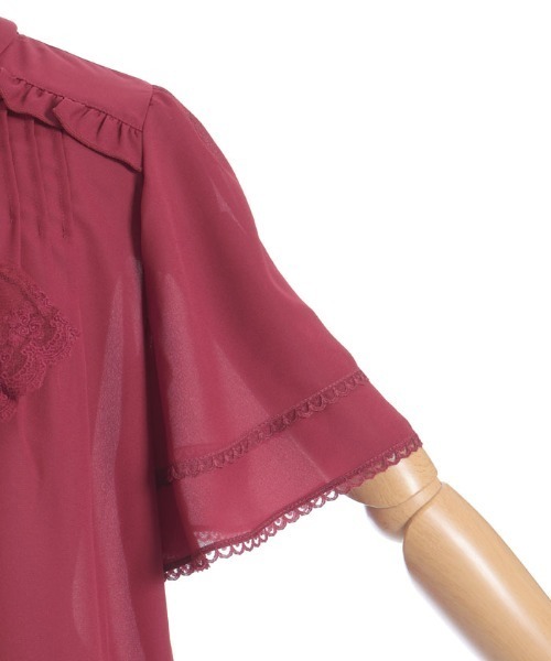 axes femme（アクシーズファム）の「レース使いリボンブラウス（シャツ/ブラウス・レディース・ブラック/レッド/キナリ・FREE）」の20枚目の写真