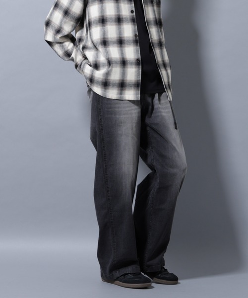 Gramicci(グラミチ)の「Gramicci/別注 BUGGY DENIM PANT(デニムパンツ・メンズ・ブラック/インディゴブルー/ブルー・S/M/L)」の18枚目の写真