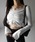 me+em select�i�~�[���Z���N�g�j�́u�y �Qcolor �z���[�X�h�b�L���O�V���[�����O�V���[�g�J�b�g�\�[�g�b�v�X  �^ lace docking shirring short cutsew tops�iT�V���c/�J�b�g�\�[�j�v�b�z���C�g