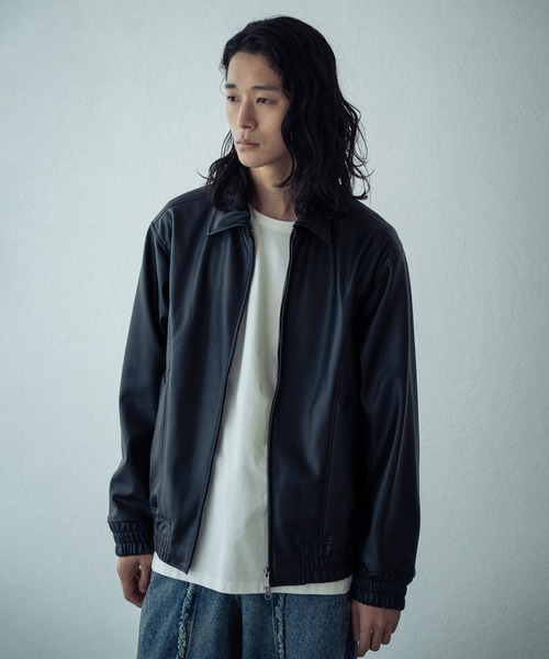 RATTLE TRAP(ラトルトラップ)の「レギュラーカラー ボンバージャケット(ブルゾン・メンズ・グレー/ブラック・M/L)」の8枚目の写真
