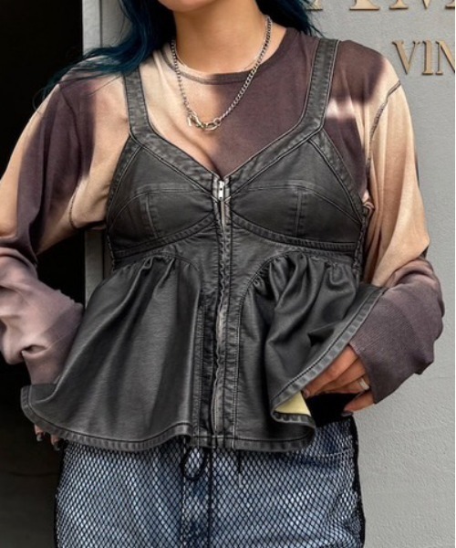 Ameri VINTAGE キャミソール セール】MEDI HALTER NECK KNIT ACCESSORY（キャミソール