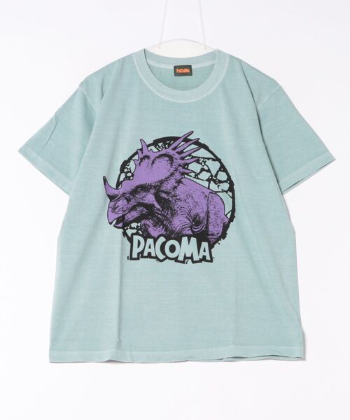 ARCHIVER(アーカイバ)の「【W】【it】【PaCoMa/パコマ】Styraco saurus TEE (ADULT)(Tシャツ/カットソー・メンズ・ライトグレー/スミクロ/サックスブルー/オフホワイト・LARGE/X-LARGE/MEDIUM)」の4枚目の写真