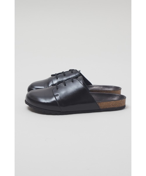 SHINYAKOZUKA（シンヤコヅカ）の「POSTMAN'S MULE（スリッポン・メンズ・ブラック・43/42/41）」の3枚目の写真