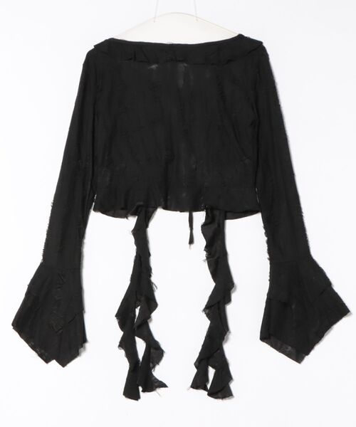 DIAVEL(ディアベル)の「【5色展開】グランジフェアリー トップス / Grunge Fairy Tops(Tシャツ/カットソー・レディース・ブラック/ホワイト/ブラウン/ダークグレー/モカ・M)」の11枚目の写真