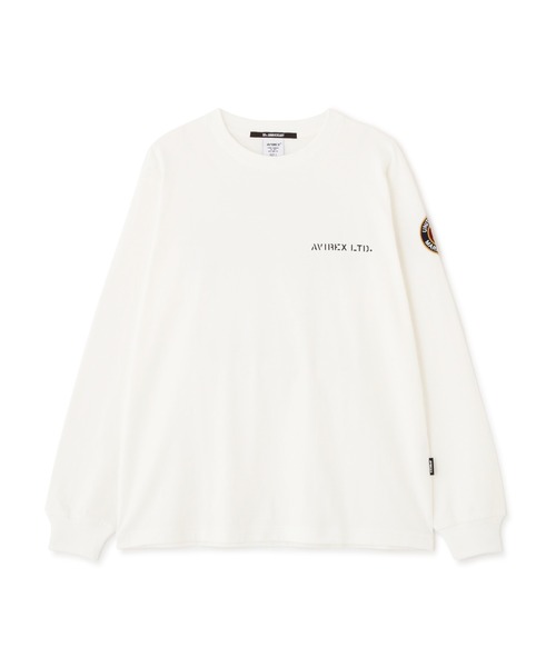 AVIREX(アヴィレックス)の「CAMP LEJEUNE PATCHED L/S T-SHIRT / キャンプレジューン パッチ 長袖Tシャツ / AVIREX / アヴィレックス(Tシャツ/カットソー・メンズ・ブルーグレー/オリーブ/ブラック/ホワイト・X-LARGE/XX-LARGE/MEDIUM/LARGE)」の5枚目の写真