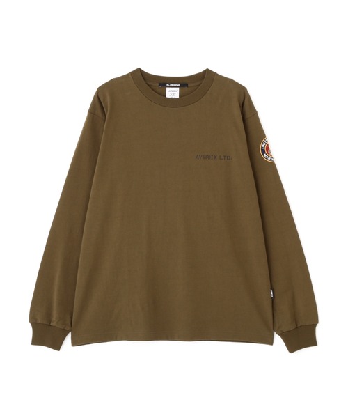 AVIREX(アヴィレックス)の「CAMP LEJEUNE PATCHED L/S T-SHIRT / キャンプレジューン パッチ 長袖Tシャツ / AVIREX / アヴィレックス(Tシャツ/カットソー・メンズ・ブルーグレー/オリーブ/ブラック/ホワイト・X-LARGE/XX-LARGE/MEDIUM/LARGE)」の14枚目の写真