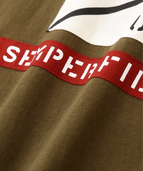 AVIREX(アヴィレックス)の「CAMP LEJEUNE PATCHED L/S T-SHIRT / キャンプレジューン パッチ 長袖Tシャツ / AVIREX / アヴィレックス(Tシャツ/カットソー・メンズ・ブルーグレー/オリーブ/ブラック/ホワイト・X-LARGE/XX-LARGE/MEDIUM/LARGE)」の16枚目の写真