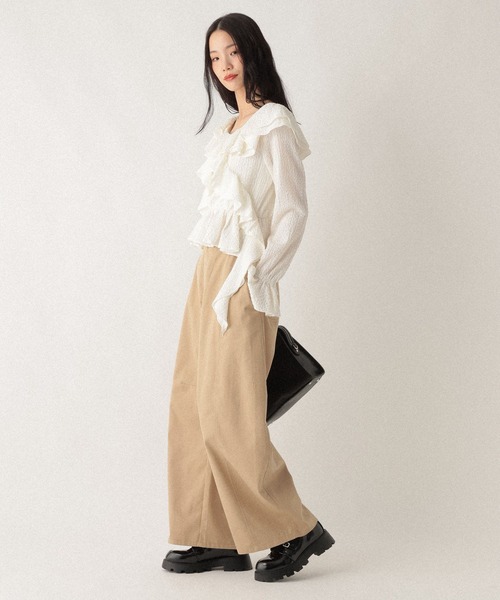 Heather（ヘザー）の「フィッシュテールブラウス 590788（シャツ 