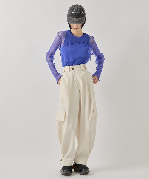tanakadaisuke（タナカダイスケ）の「【tanakadaisuke/タナカダイスケ】《STUDIOUS別注》silver metal cross cap/シルバーメタルクロスキャップ（キャップ・レディース・グレー/ブラック・FREE）」の9枚目の写真