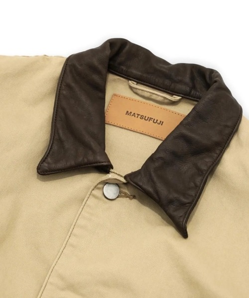 MATSUFUJI(マツフジ)の「【MATSUFUJI】 Connected Pockets Denim Jacket(カバーオール・メンズ・ベージュ・2/3)」の4枚目の写真