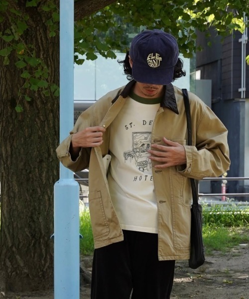 MATSUFUJI(マツフジ)の「【MATSUFUJI】 Connected Pockets Denim Jacket(カバーオール・メンズ・ベージュ・2/3)」の11枚目の写真