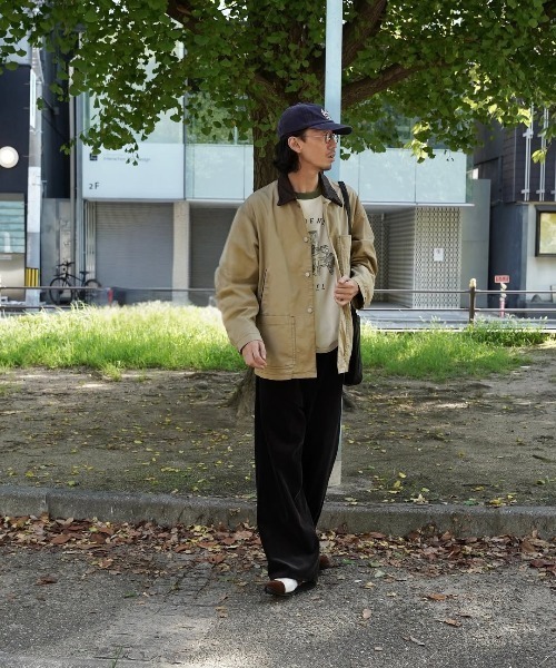 MATSUFUJI(マツフジ)の「【MATSUFUJI】 Connected Pockets Denim Jacket(カバーオール・メンズ・ベージュ・2/3)」の9枚目の写真