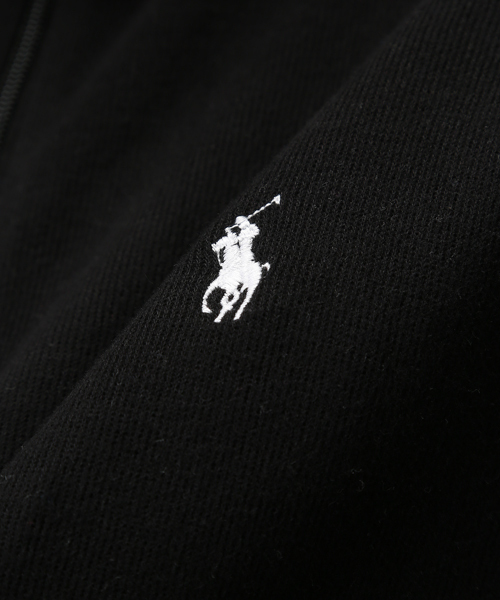 POLO RALPH LAUREN（ポロ ラルフ ローレン）の「フレンチリブ フルジップ ジャケット（パーカー・メンズ・ブラック/クリーム/グレー/ブルー・MEDIUM/SMALL/X-LARGE/LARGE/X-SMALL/XX-LARGE）」の9枚目の写真
