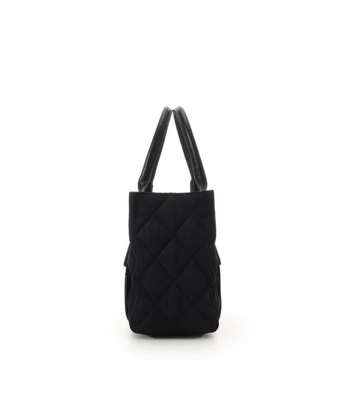 & chouette(アンドシュエット)の「ダイヤ型キルティングハンドバッグ(ハンドバッグ・レディース・カーキ/ピンクベージュ/ダルブルー系/ブラック・FREE)」の5枚目の写真