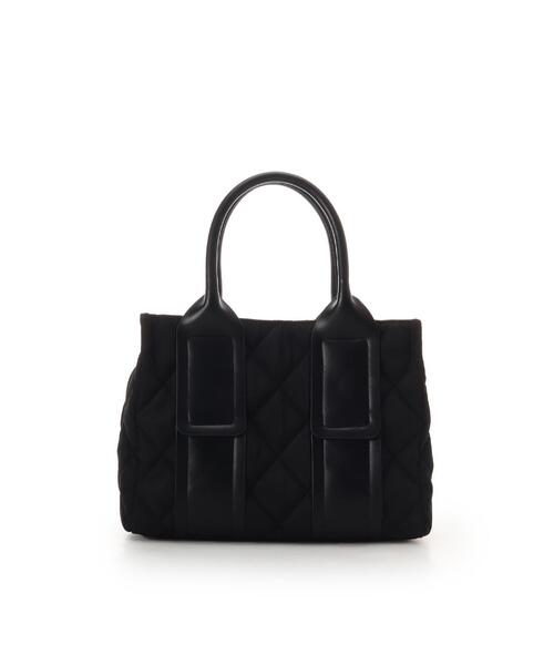 & chouette(アンドシュエット)の「ダイヤ型キルティングハンドバッグ(ハンドバッグ・レディース・カーキ/ピンクベージュ/ダルブルー系/ブラック・FREE)」の6枚目の写真