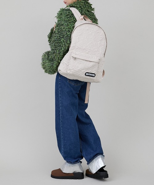 CONTROL FREAK / CTFK(コントロールフリーク)の「CONTROL FREAK(コントロールフリーク)【OUTDOOR PRODUCTS×CONTROL FREAK】ペイズリーキルトバッグパック(バックパック/リュック・レディース・ブラック/カーキ/ベージュ・FREE)」の11枚目の写真