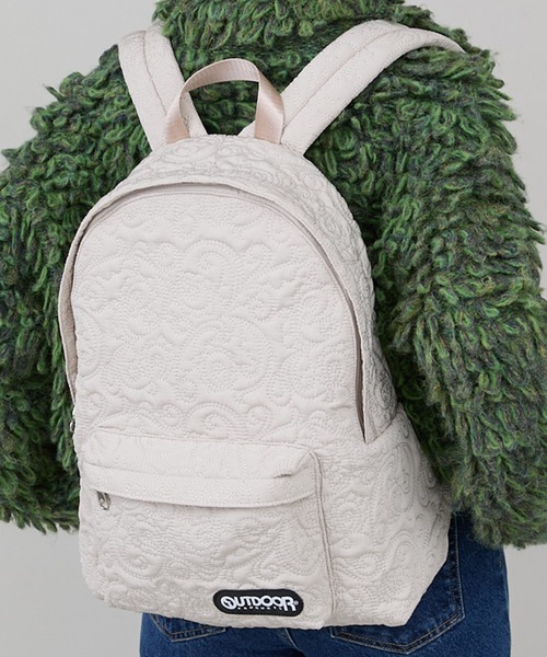 CONTROL FREAK / CTFK(コントロールフリーク)の「CONTROL FREAK(コントロールフリーク)【OUTDOOR PRODUCTS×CONTROL FREAK】ペイズリーキルトバッグパック(バックパック/リュック・レディース・ブラック/カーキ/ベージュ・FREE)」の8枚目の写真