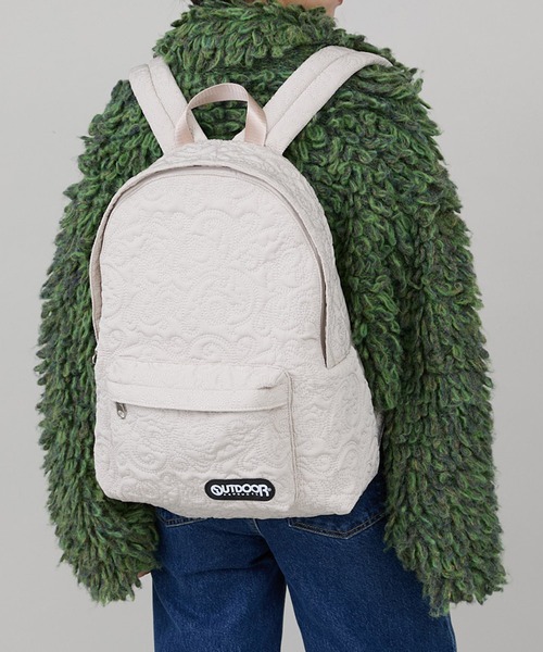 CONTROL FREAK / CTFK(コントロールフリーク)の「CONTROL FREAK(コントロールフリーク)【OUTDOOR PRODUCTS×CONTROL FREAK】ペイズリーキルトバッグパック(バックパック/リュック・レディース・ブラック/カーキ/ベージュ・FREE)」の9枚目の写真