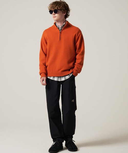 Eddie Bauer(エディーバウアー)の「クォータージップ モックセーター(ニット/セーター・メンズ・ダークオレンジ/ネイビー/グレー・XL/M/S/XXL/L)」の10枚目の写真