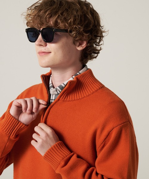 Eddie Bauer(エディーバウアー)の「クォータージップ モックセーター(ニット/セーター・メンズ・ダークオレンジ/ネイビー/グレー・XL/M/S/XXL/L)」の9枚目の写真