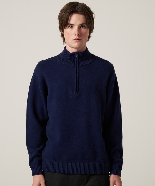 Eddie Bauer(エディーバウアー)の「クォータージップ モックセーター(ニット/セーター・メンズ・ダークオレンジ/ネイビー/グレー・XL/M/S/XXL/L)」の11枚目の写真