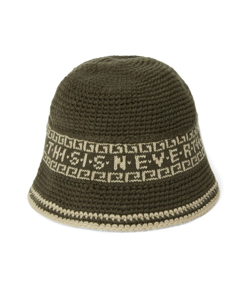 Crochet Bucket Hat（ハット）｜thisisneverthat（ディスイズネバー
