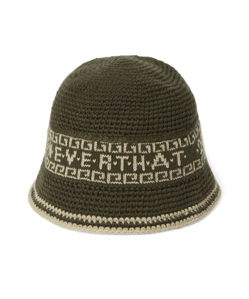 thisisneverthat（ディスイズネバーザット）の「Crochet Bucket Hat（ハット・メンズ・ブラウン/ブラック/アイボリー/オリーブ・FREE）」の11枚目の写真