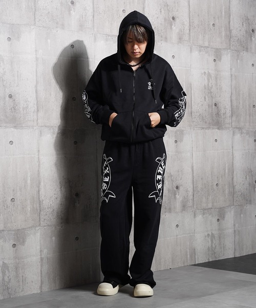 セール】【セットアップ 対応】CVC裏毛 ロゴ スウェット パンツ / CVC