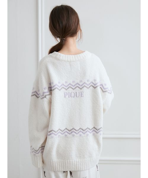 gelato pique CAT ジャガードプルオーバー セール】CATジャガードプルオーバー（ルームウェア/パジャマ）｜gelato