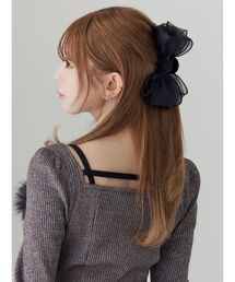 EATME | BIGシアーリボンヘアクリップ(バレッタ/ヘアクリップ)