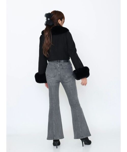 EATME（イートミー）の「BIGシアーリボンヘアクリップ（バレッタ/ヘアクリップ・レディース・ブラック/オフホワイト・FREE）」の9枚目の写真