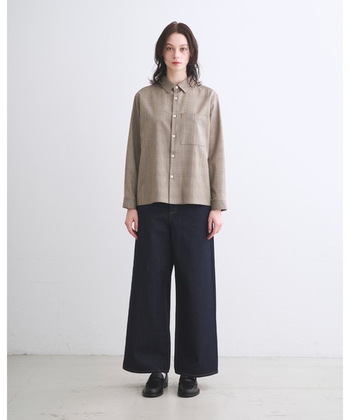 Traditional Weatherwear(トラディショナルウェザーウェア)の「NORWICH(シャツ/ブラウス・レディース・ブラウン系その他・SMALL)」の2枚目の写真