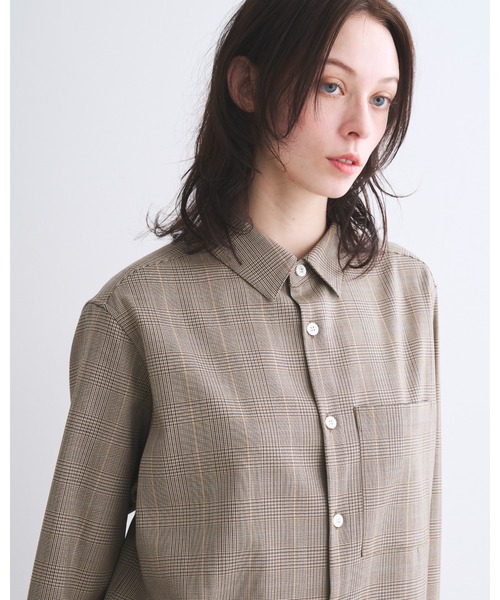 Traditional Weatherwear(トラディショナルウェザーウェア)の「NORWICH(シャツ/ブラウス・レディース・ブラウン系その他・SMALL)」の5枚目の写真