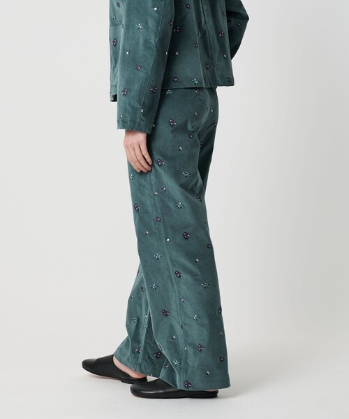 BEAUTY&YOUTH UNITEDARROWSエンブロイダリーイージーパンツ BEAUTY&YOUTH UNITED ARROWS（ビューティーアンドユースユナイテッド