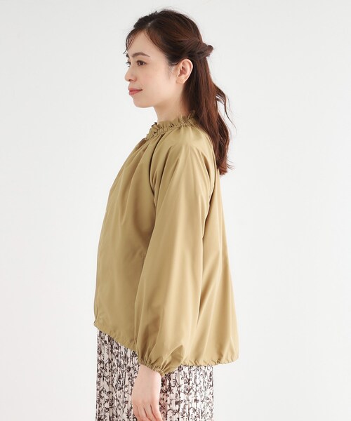 LAURA ASHLEY(ローラアシュレイ)の「【洗える/撥水】マットタフタ フレアブルゾン(ブルゾン・レディース・ダークウッド/ブラウン系その他2・38/40)」の15枚目の写真