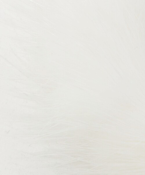 UNITED ARROWS(ユナイテッドアローズ)の「ミンク ヘアタイ(シュシュ・レディース・ブラック/ブラウン系/ホワイト・FREE)」の5枚目の写真