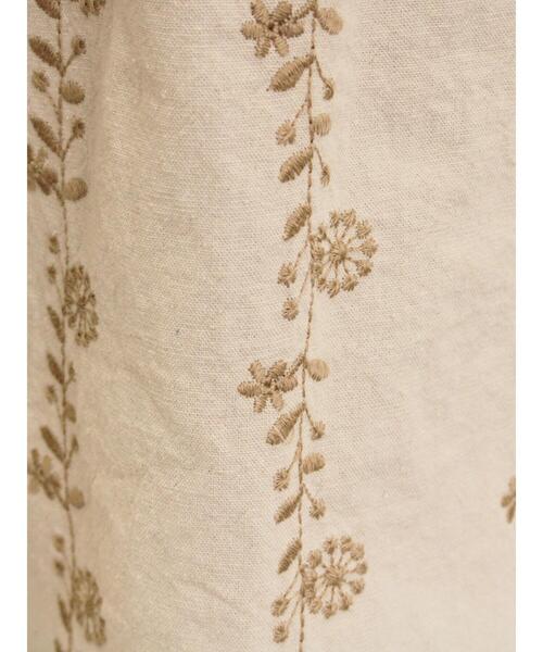 Samansa Mos2(サマンサ モスモス)の「【M/Lサイズ】花刺繍パンツ(その他パンツ・レディース・ベージュ/チャコールグレー/ブラウン・L/M)」の12枚目の写真