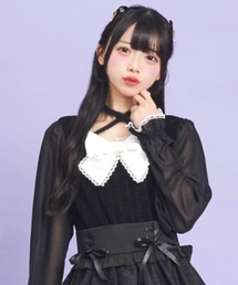 Secret Honey | クロスホルターリボントップス(Tシャツ/カットソー)