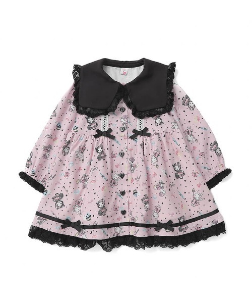 coeur a coeur(クーラクール)の「coeur a coeur ワンピース(ワンピース・キッズ・パープル/ピンク・90cm/100cm/110cm/120cm)」の8枚目の写真