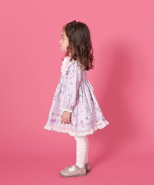 coeur a coeur(クーラクール)の「coeur a coeur ワンピース(ワンピース・キッズ・パープル/ピンク・90cm/100cm/110cm/120cm)」の5枚目の写真