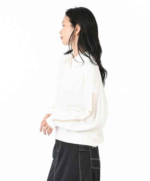 NEW BALANCE(ニューバランス)の「スキッパープルオーバー(その他トップス・レディース・ダークグレー/オフホワイト・MEDIUM/LARGE/SMALL)」の3枚目の写真