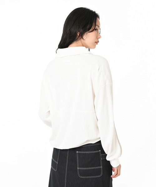 NEW BALANCE(ニューバランス)の「スキッパープルオーバー(その他トップス・レディース・ダークグレー/オフホワイト・MEDIUM/LARGE/SMALL)」の4枚目の写真