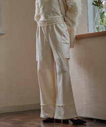 mideal(}CfB[)cut out design  sweatshirt pants / JbgAEgfUCXEFbgpc(XEFbgpc)