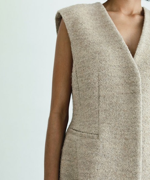 セール】SANTEヘリンボーンツィードベスト（ベスト）｜ETRE TOKYO
