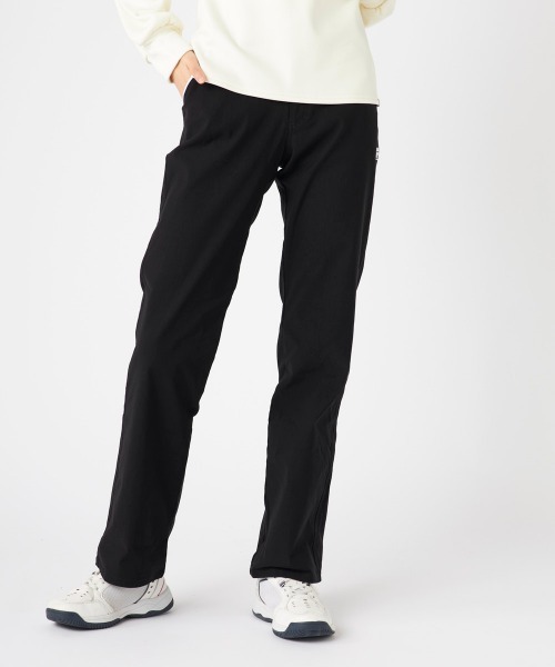 FILA GOLF(フィラゴルフ )の「【FILA GOLF:フィラゴルフ】レディースストレートロングパンツ ゴルフ(その他パンツ・レディース・ブラック/ライトグレー/ベージュ/ネイビー・SMALL/LARGE/X-LARGE/MEDIUM)」の3枚目の写真