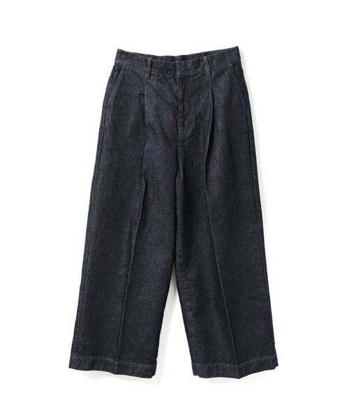 mizuiroind（ミズイロインド）の「mizuiro ind ワイドデニムスラックス（その他パンツ・レディース・その他・FREE）」の2枚目の写真