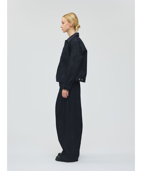 mizuiroind（ミズイロインド）の「mizuiro ind ワイドデニムスラックス（その他パンツ・レディース・その他・FREE）」の5枚目の写真