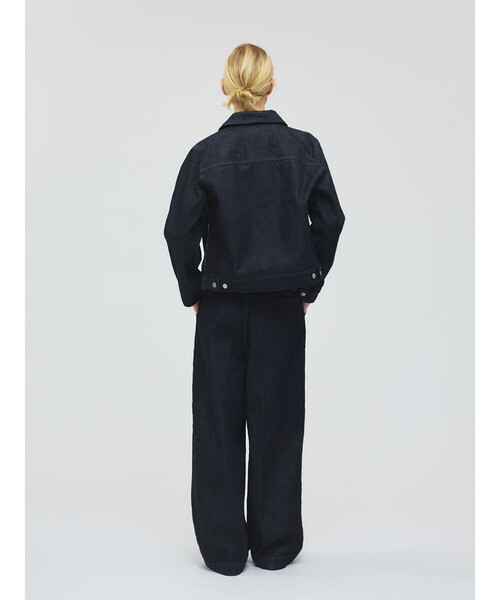 mizuiroind（ミズイロインド）の「mizuiro ind ワイドデニムスラックス（その他パンツ・レディース・その他・FREE）」の6枚目の写真