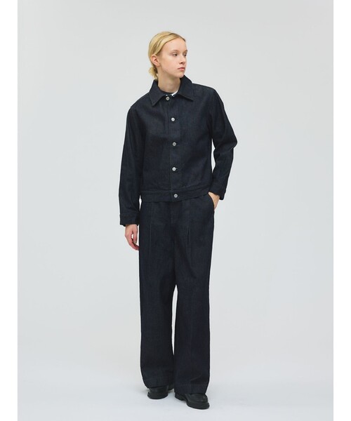 mizuiroind（ミズイロインド）の「mizuiro ind ワイドデニムスラックス（その他パンツ・レディース・その他・FREE）」の7枚目の写真