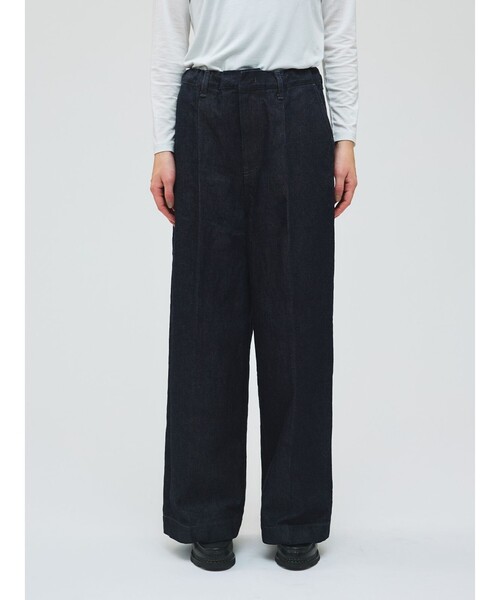 mizuiroind（ミズイロインド）の「mizuiro ind ワイドデニムスラックス（その他パンツ・レディース・その他・FREE）」の8枚目の写真